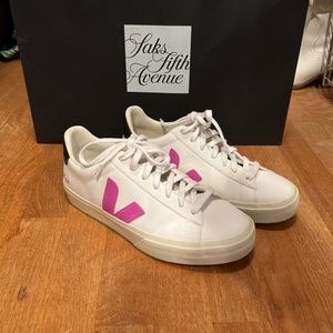 VEJA Pink & Black Sneakers